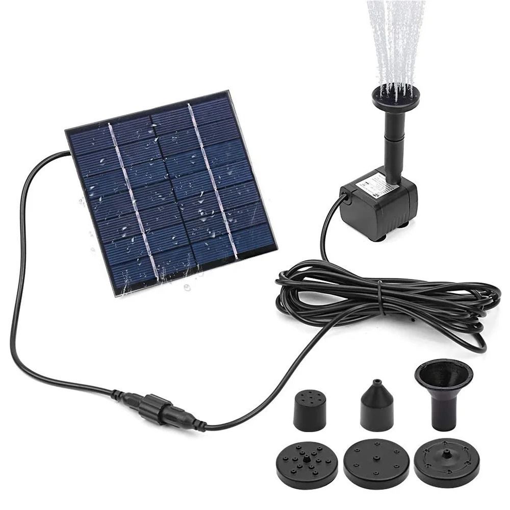 Indoor Garden Kit - 1.4W Mini Zonne-Energie Fontein Pomp Power