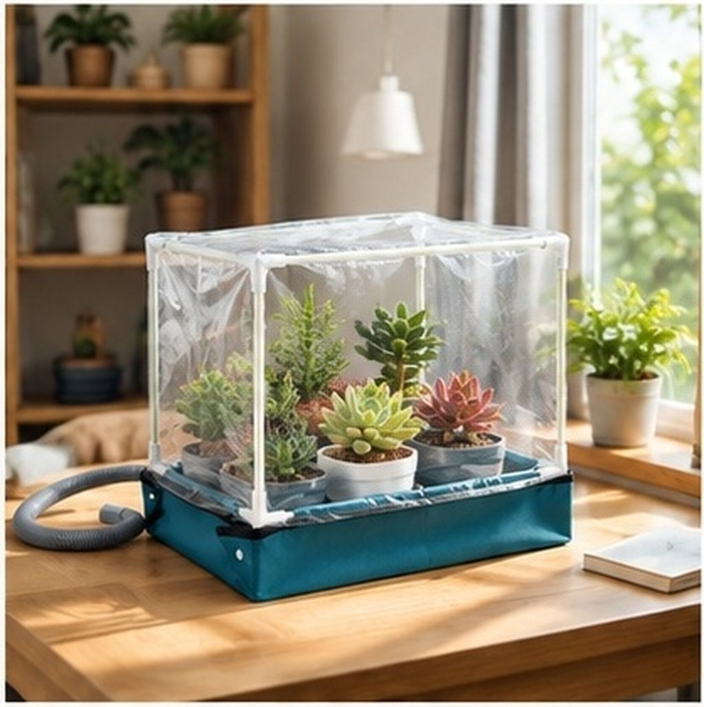 Indoor Garden Kit - Mini-kweekset voor vetplanten – compacte tafelmodelplantenhouder