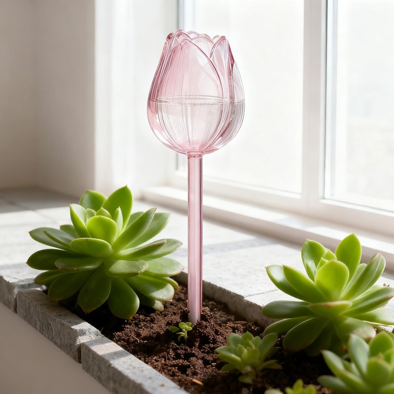 Roze Tulpenplantenbewateringsb - Plant Sensor recensie en prijs