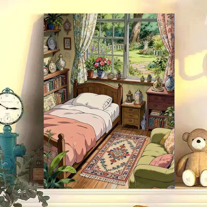 Gezellige slaapkamer met uitzi - Garden Camera recensie en prijs