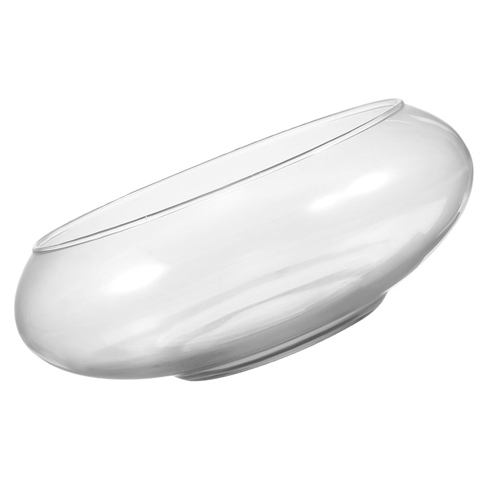 Glazen Vaaskom Brede Mond Bloe - Hydroponic Grow Pod recensie en prijs