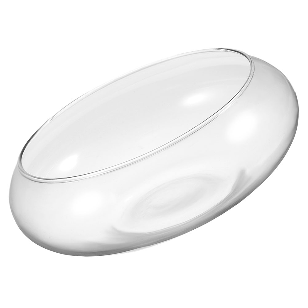 Glazen Vaaskom Brede Mond Bloe - Hydroponic Grow Pod recensie en prijs