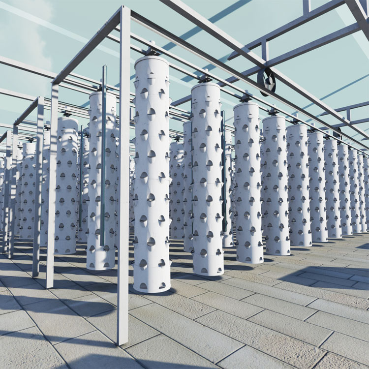 Slimme hangende kolom hydrocul - Hydroponic Tower recensie en prijs