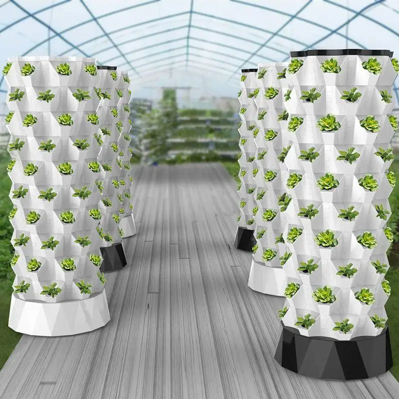 Verticale hydroponische kweekt - Hydroponic Tower recensie en prijs