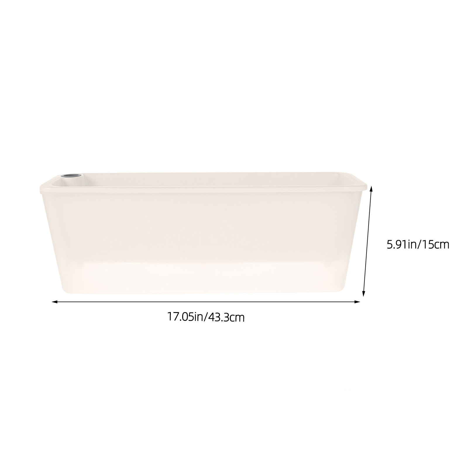 Rechthoekige, smalle plantenba - Self Watering Planter recensie en prijs