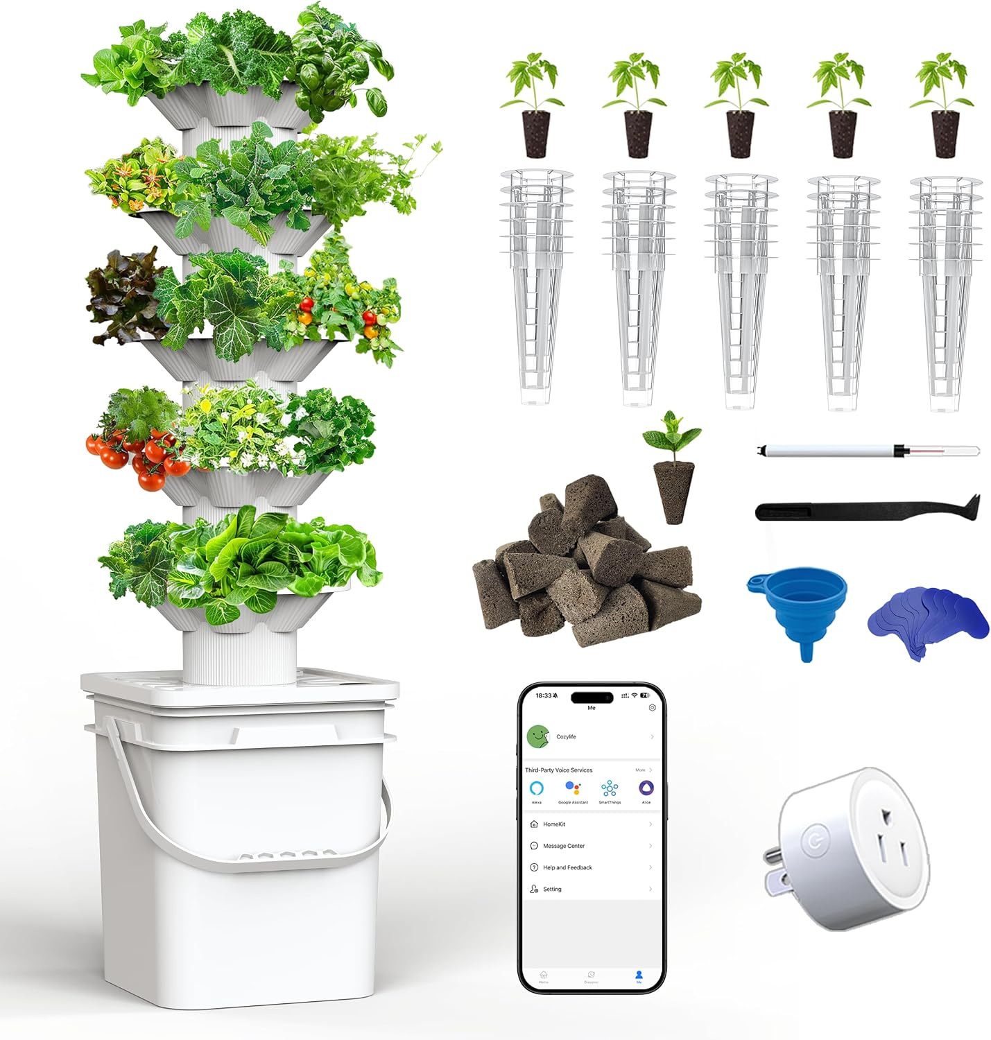 Hydroponisch kweeksysteem kit, - Indoor Garden Kit recensie en prijs