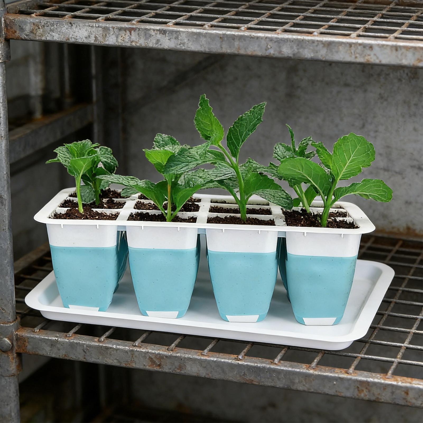 5-pack siliconen zaaitrays met - Indoor Garden Kit recensie en prijs