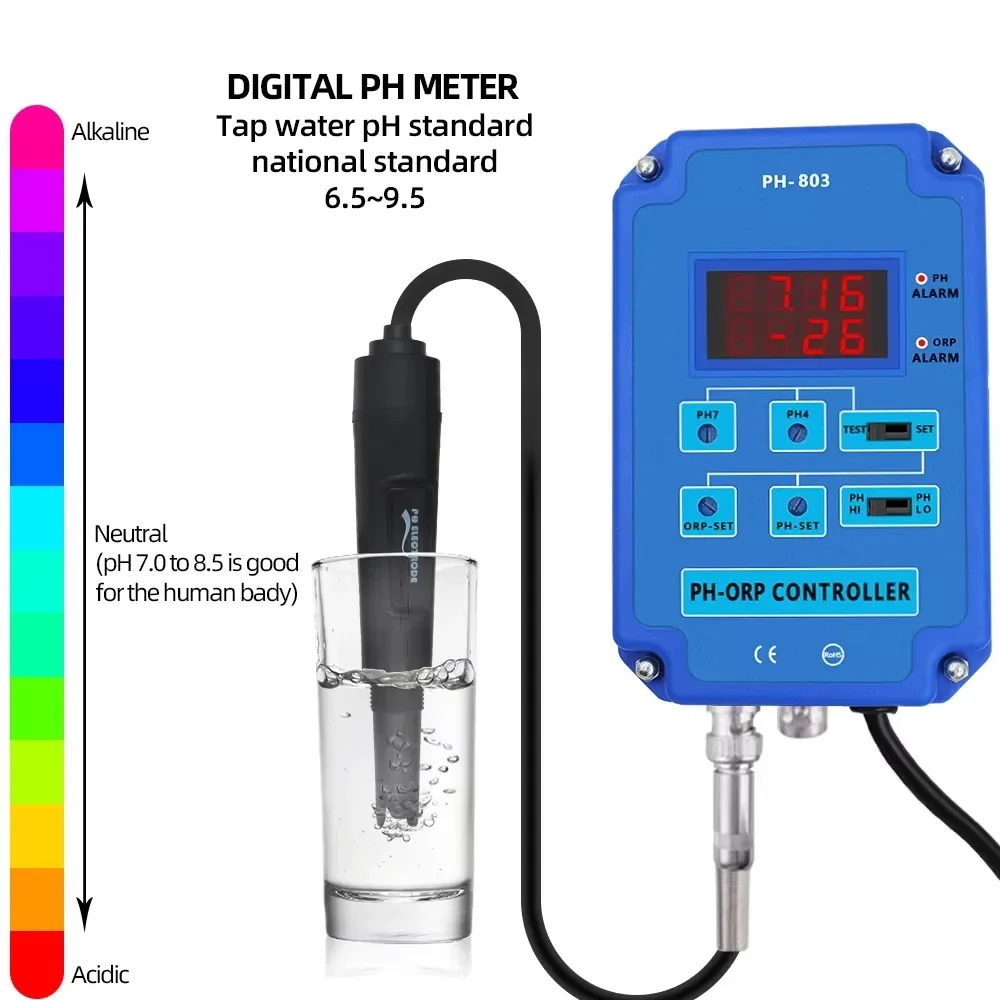PH-803 Digitale 2&1 PH ORP Red - Plant Monitor recensie en prijs