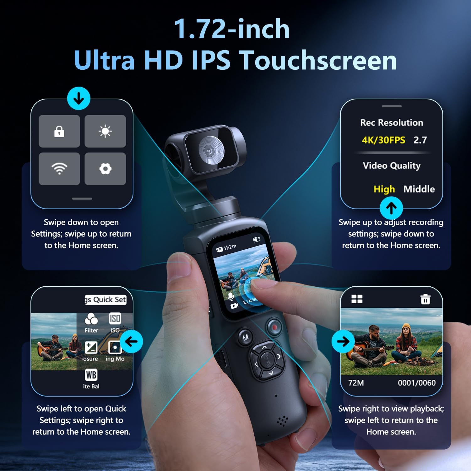 Zakformaat 3-assige gimbal vlo - Garden Camera recensie en prijs