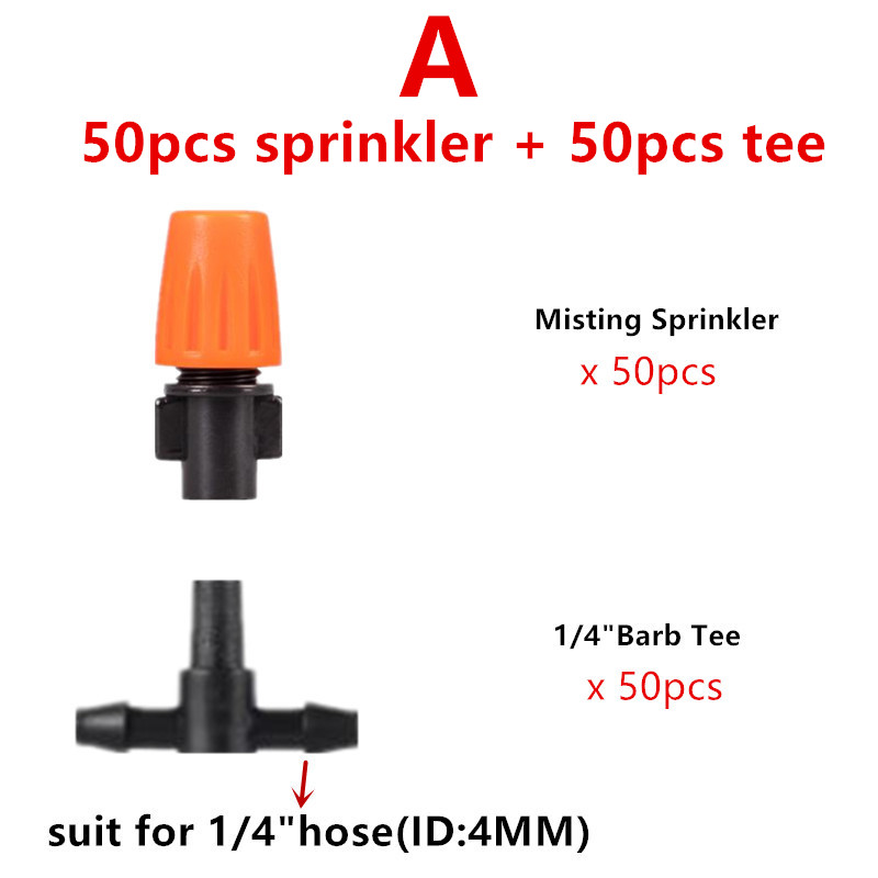 50 stuks Tuinsproeier met 1/4