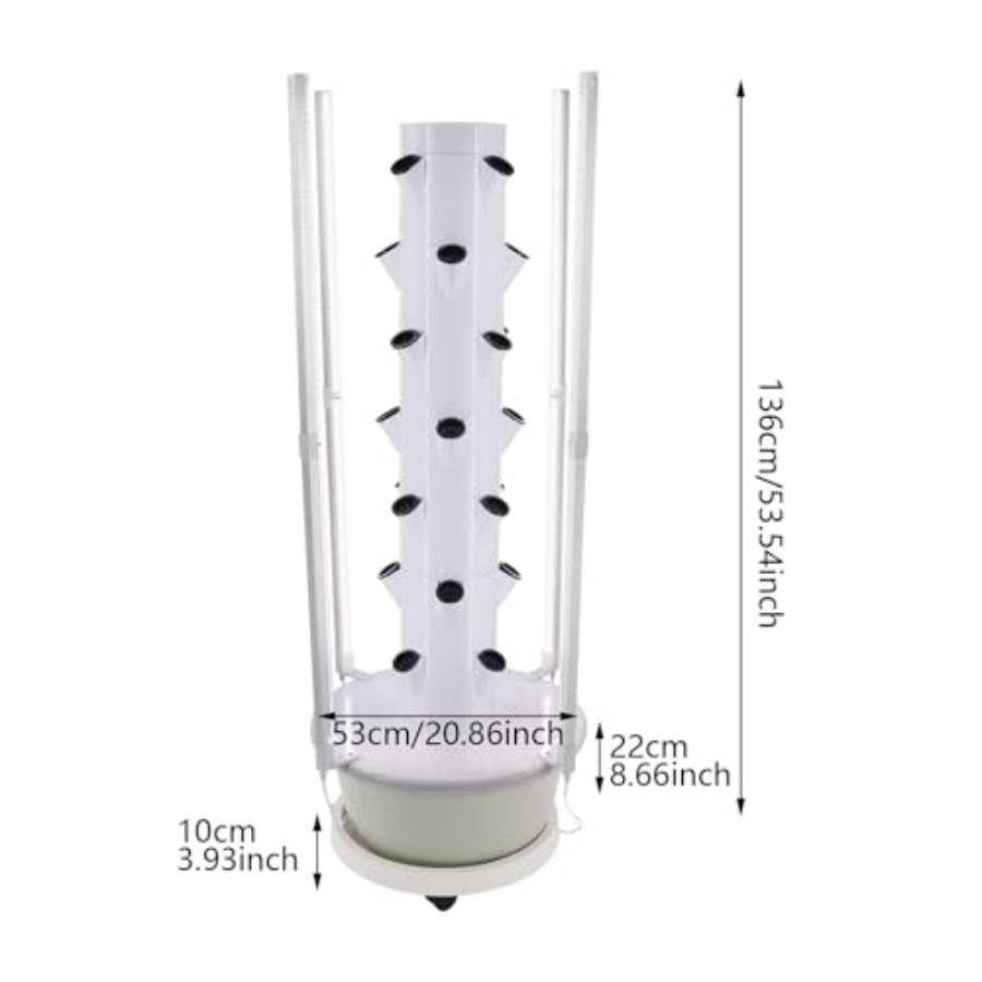 Hydroponische kweektoren voor  - Hydroponic Tower recensie en prijs